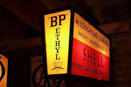 SHELL/B.P McLOUGHLIN'S GARAGE - click to enlarge